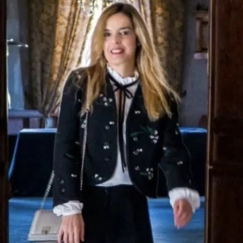 Zara Embroidered Textured jacket - Picture 7 of 9